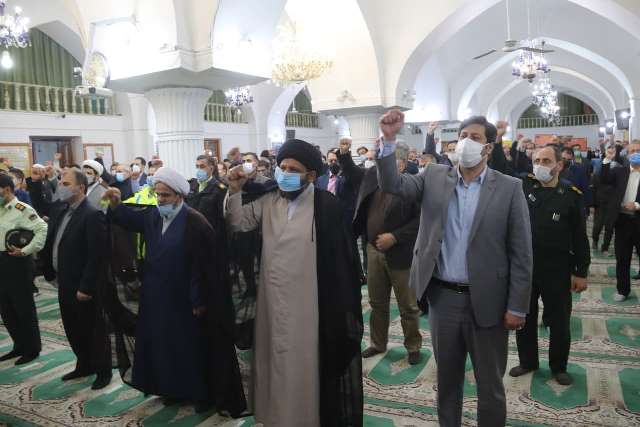مراسم 13 آبان در لاهیجان برگزار شد 
